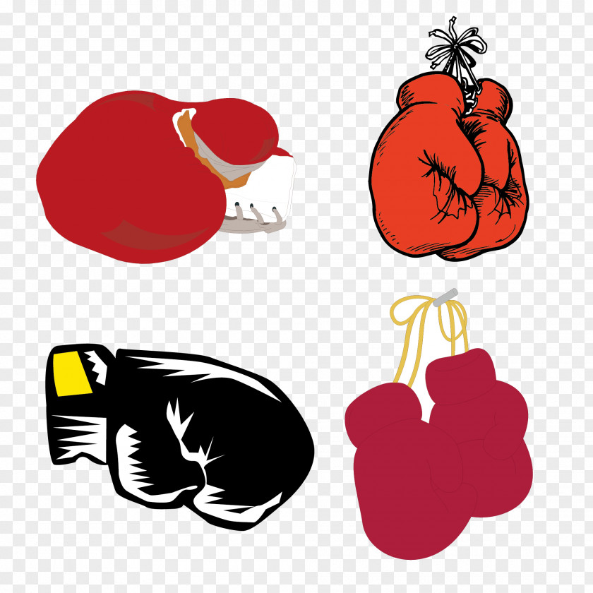 Boxing Gloves Vector Material Glove Clip Art PNG