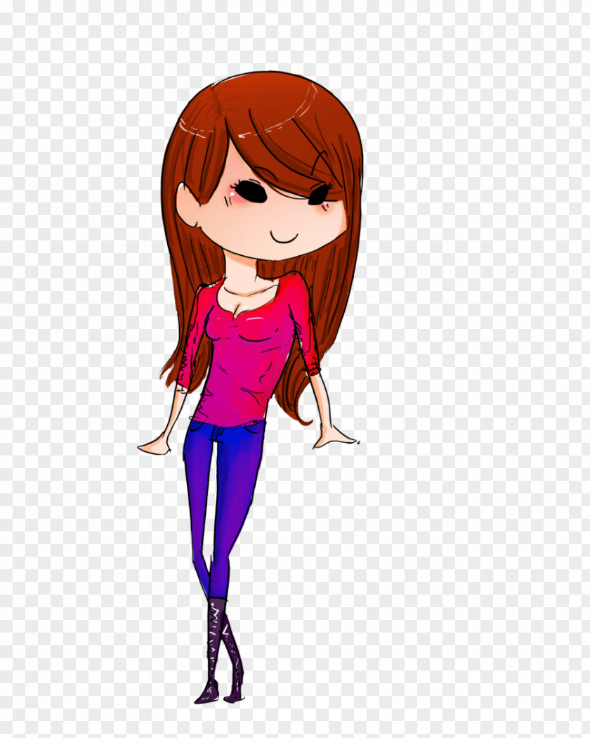 Brown Hair Hime Cut Black Long PNG hair cut hair, clipart PNG