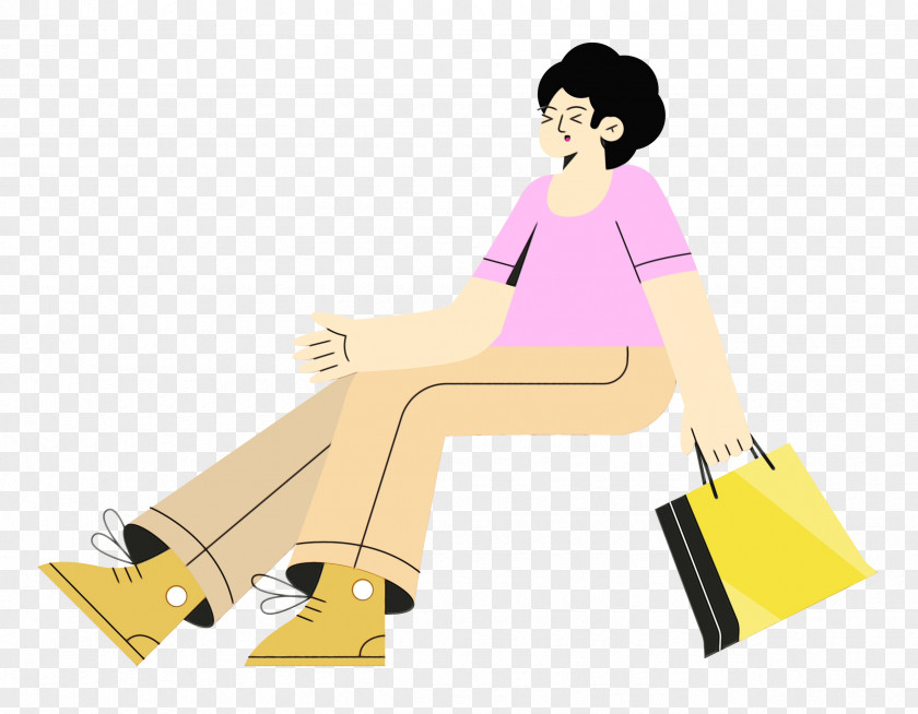 Cartoon Furniture Sitting Yellow Meter PNG