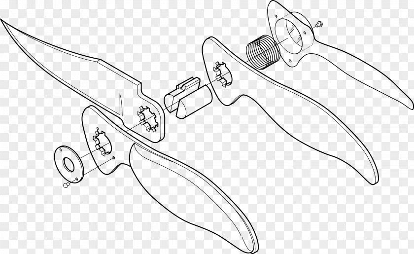 Knives Pocketknife Exploded-view Drawing Swiss Army Knife PNG