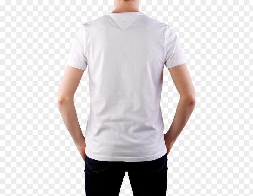 Two White T Shirts Long-sleeved T-shirt Neck Product PNG