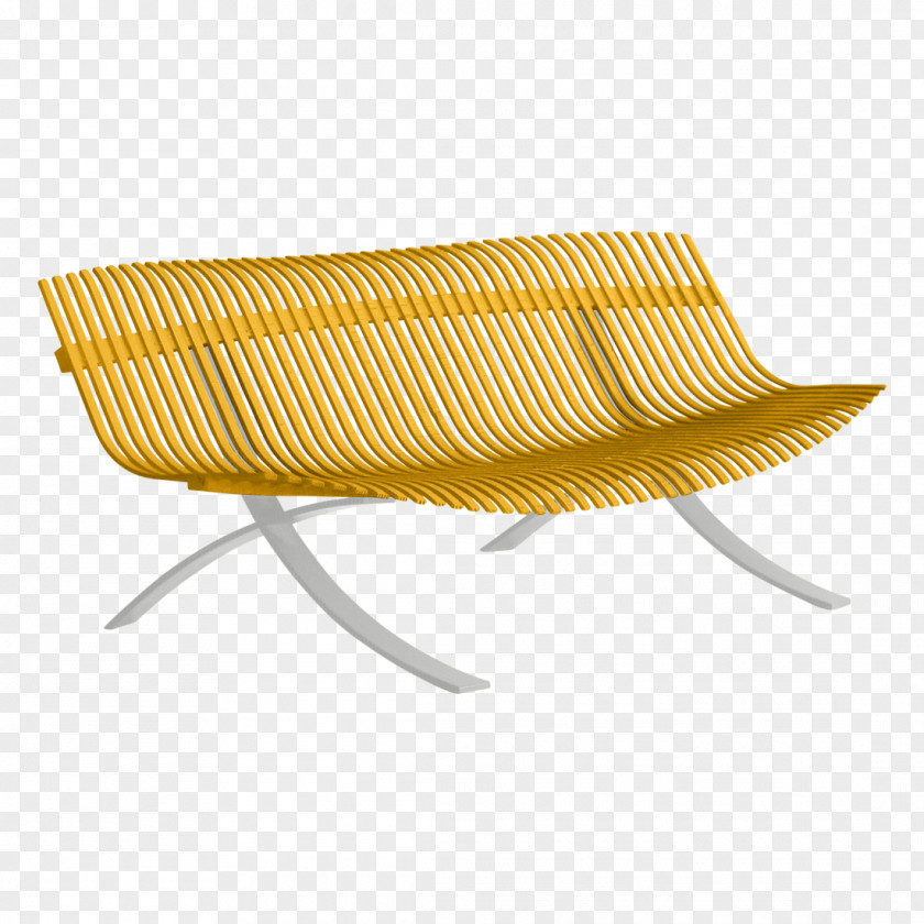 Carrot CHILLI Bench Fermob SA Bank Garden Furniture PNG