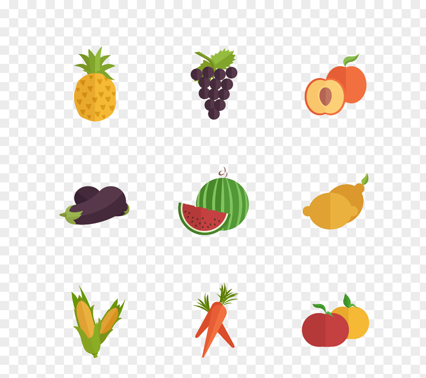 Cartoon Fruits And Vegetables Vegetable U852cu679c Gourd PNG