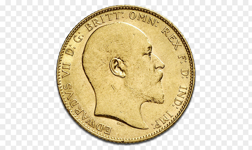 Coin Bullion Gold Sovereign PNG