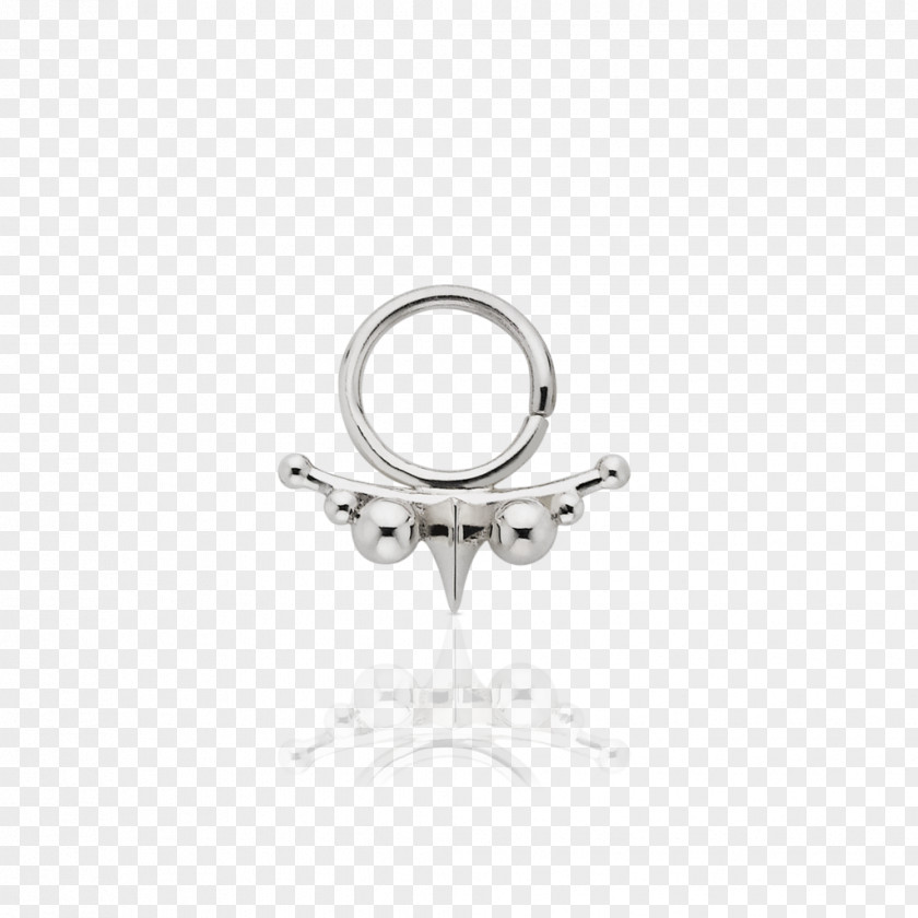 Nose Piercing Locket Silver Body Jewellery PNG