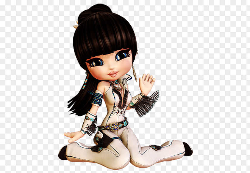Doll Rag Drawing Animation PNG