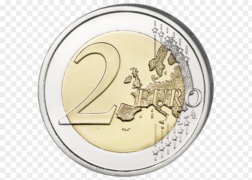 Hamburg Printing Europe 2 Euro Coin Commemorative Coins PNG