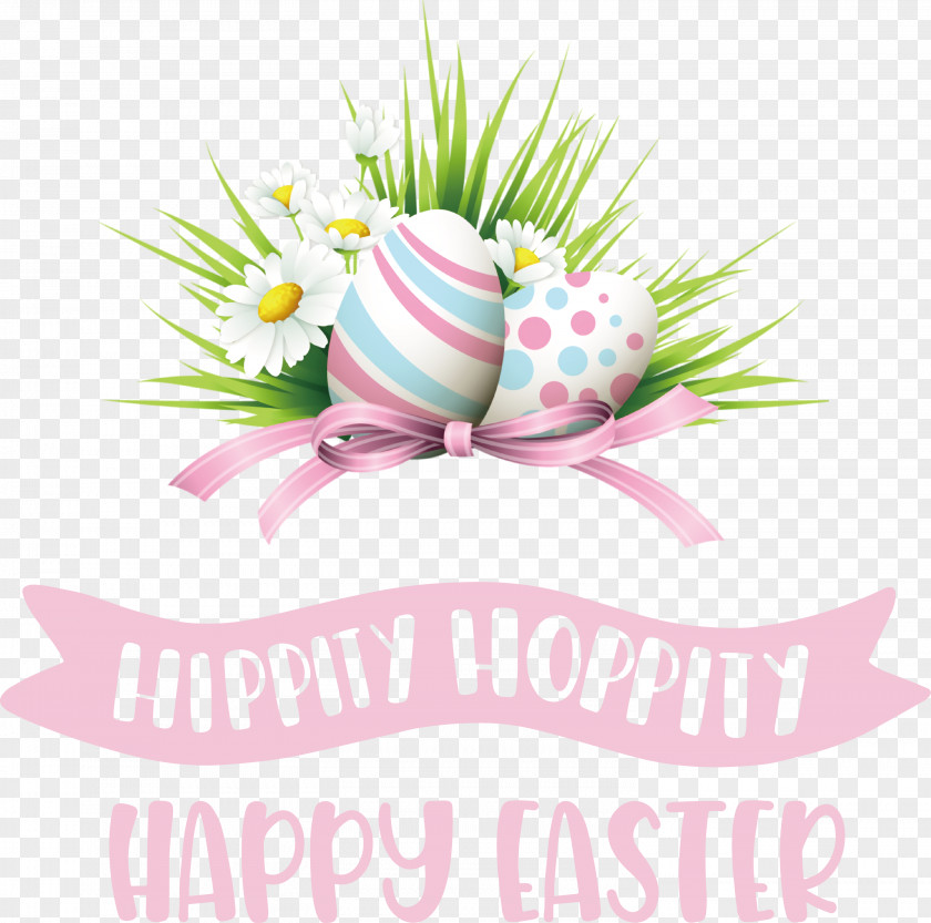 Hippity Hoppity Happy Easter PNG