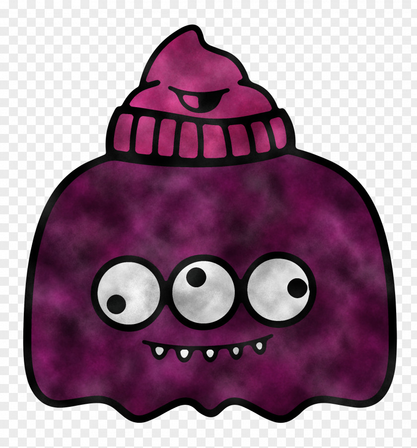 Monster Head Halloween PNG