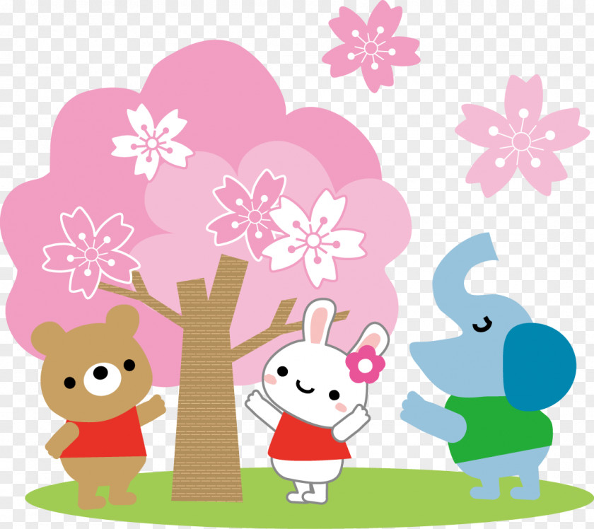Tokyo Cherry Blossom Front Hanami Spring PNG