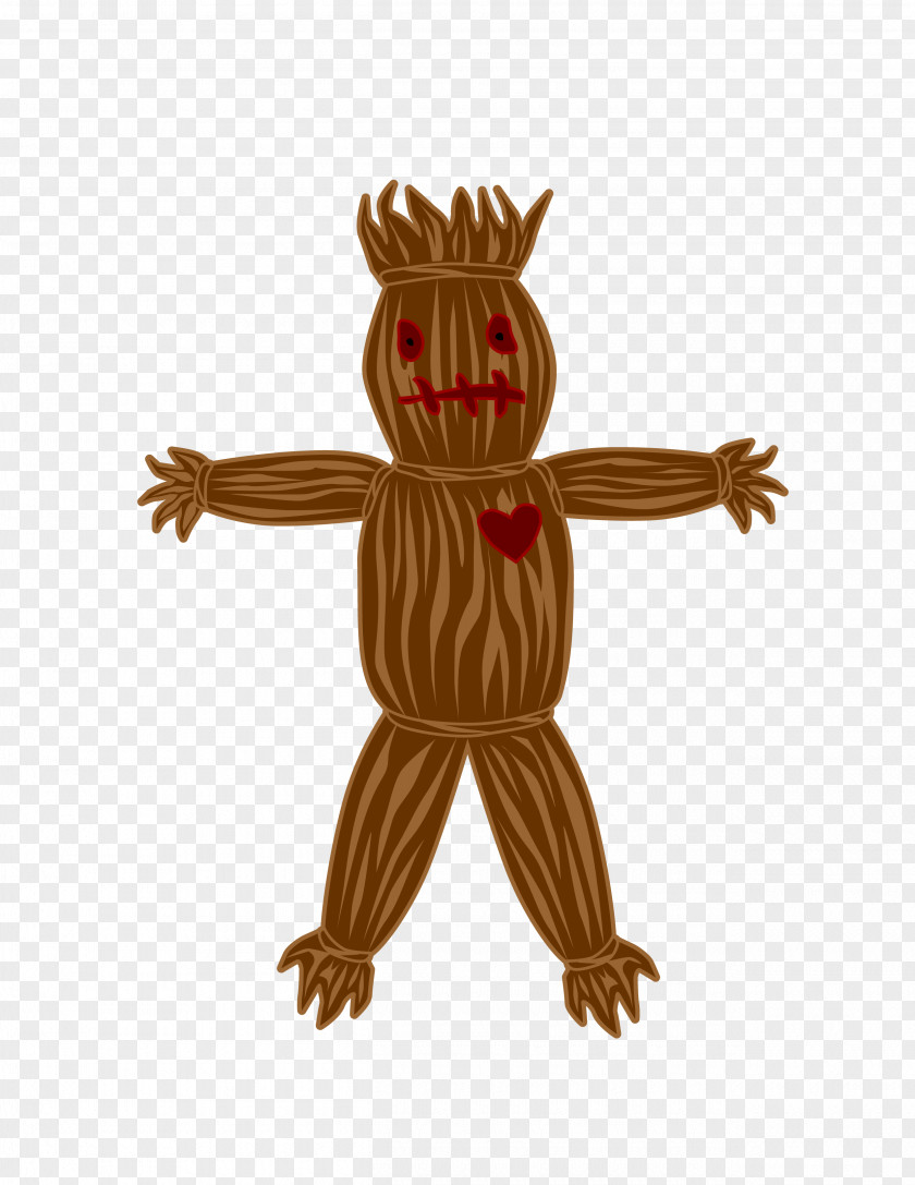 Voodoo Doll Cartoon Character Animal Fiction PNG