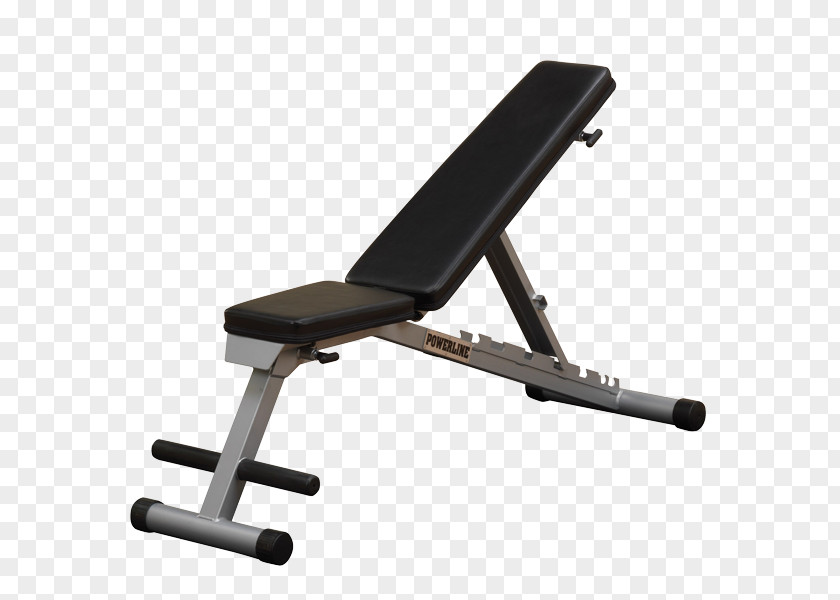 Weight Bench Body Solid Powerline PFID125X Folding Adjustable Body-Solid, Inc. Cap Barbell Deluxe Utility PNG