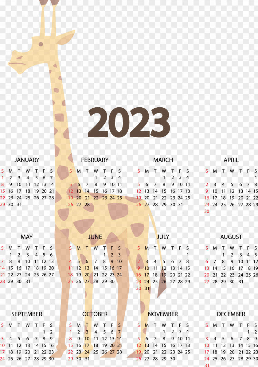 Calendar 2023 Week 2022 PNG