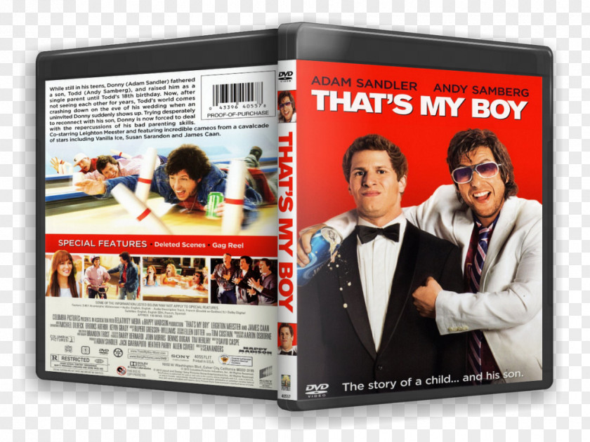 Dvd Film Producer 0 DVD That's My Boy PNG
