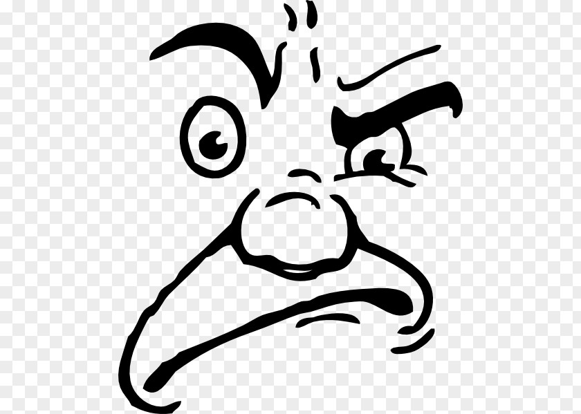 Eyebrow Mad Angry Sneer Clip Art PNG