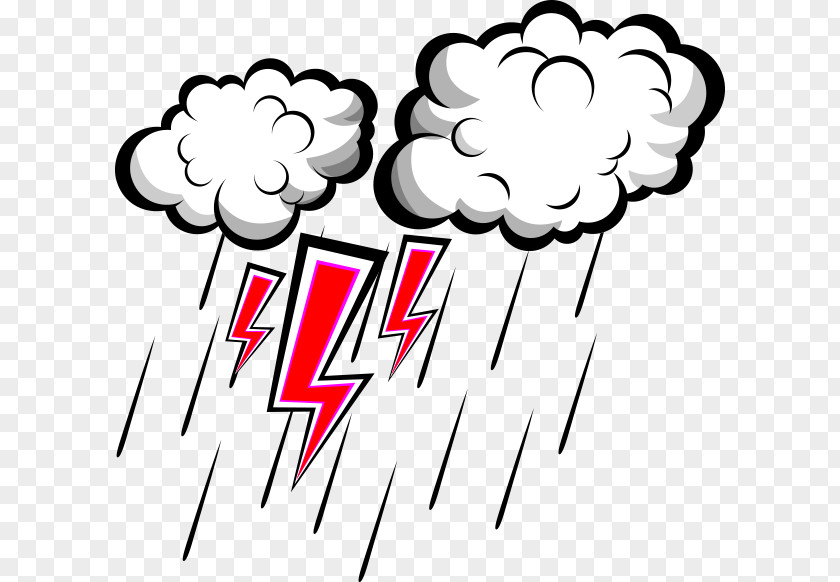 Rain And Thunder Lightning Thunderstorm PNG