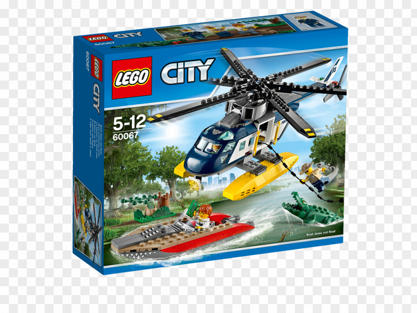 Toy Lego City LEGO 60067 Helicopter Pursuit Technic PNG