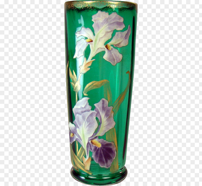 Vase Glass Cut Flowers Moser Floral Design PNG