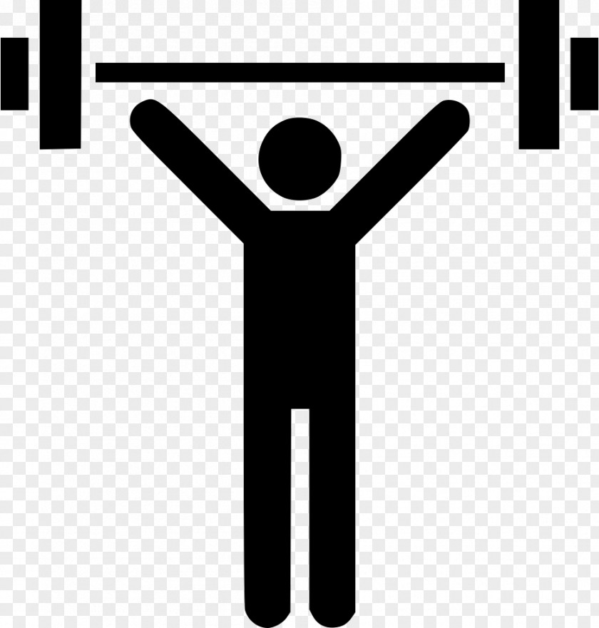 Weigthlifting Icon Clip Art Weight Training Olympic Weightlifting Openclipart Exercise PNG