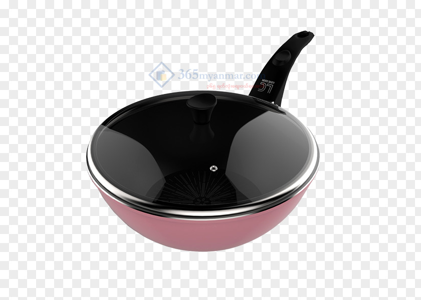 Wok Cooking Frying Pan Kitchenware Ceramic PNG