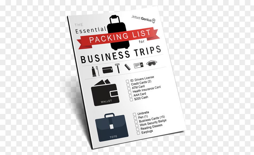 Business Trip Label Electronics Poster Font PNG