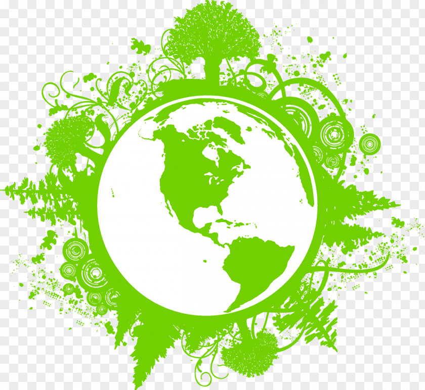 Green Earth Globe PNG