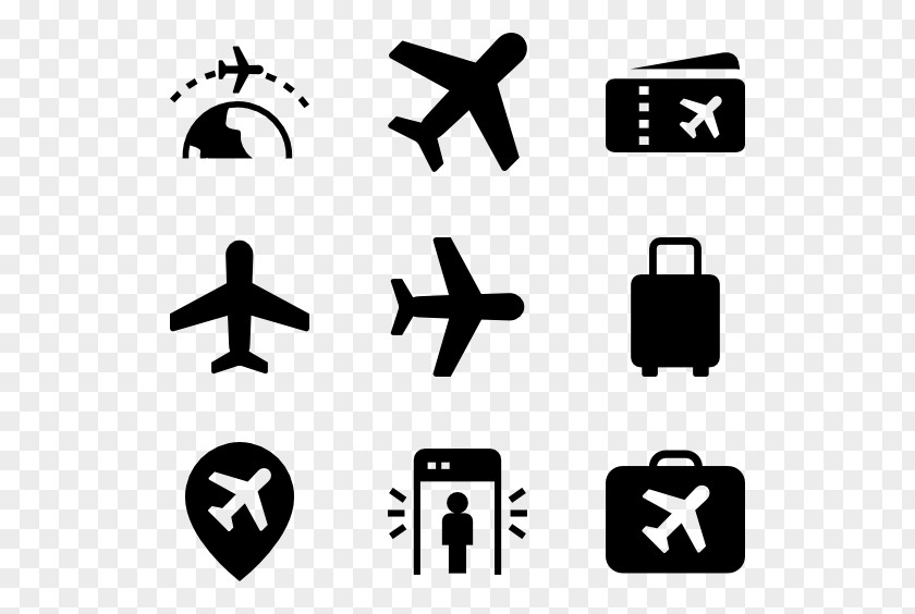 Pilot Airplane Symbol Clip Art PNG