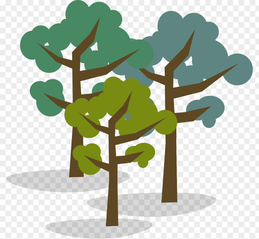 Trees Grove Clip Art PNG