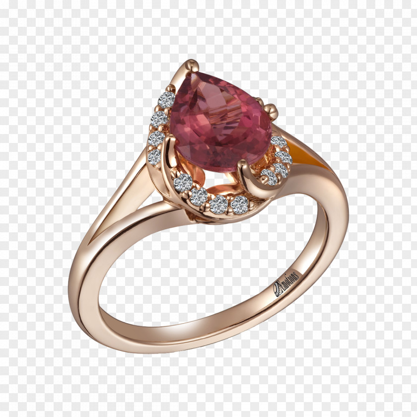 Ruby Ring Jewellery Diamond Gold PNG
