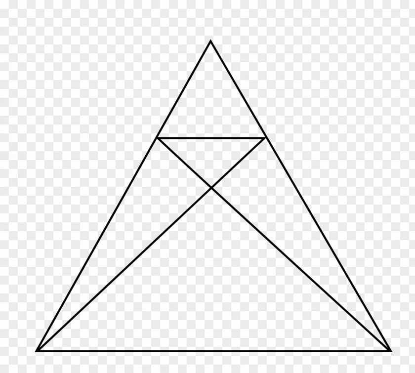 Triangle Point Symmetry Pattern PNG