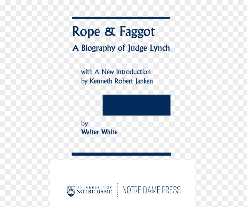Book Document Rope & Faggot: A Biography Of Judge Lynch Organization Angle PNG