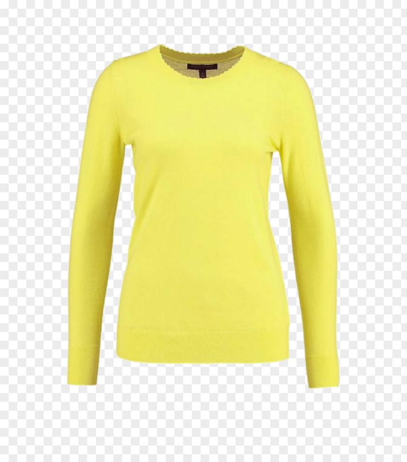 Gul Yellow Sleeve Banana Republic Shoulder Sweater PNG