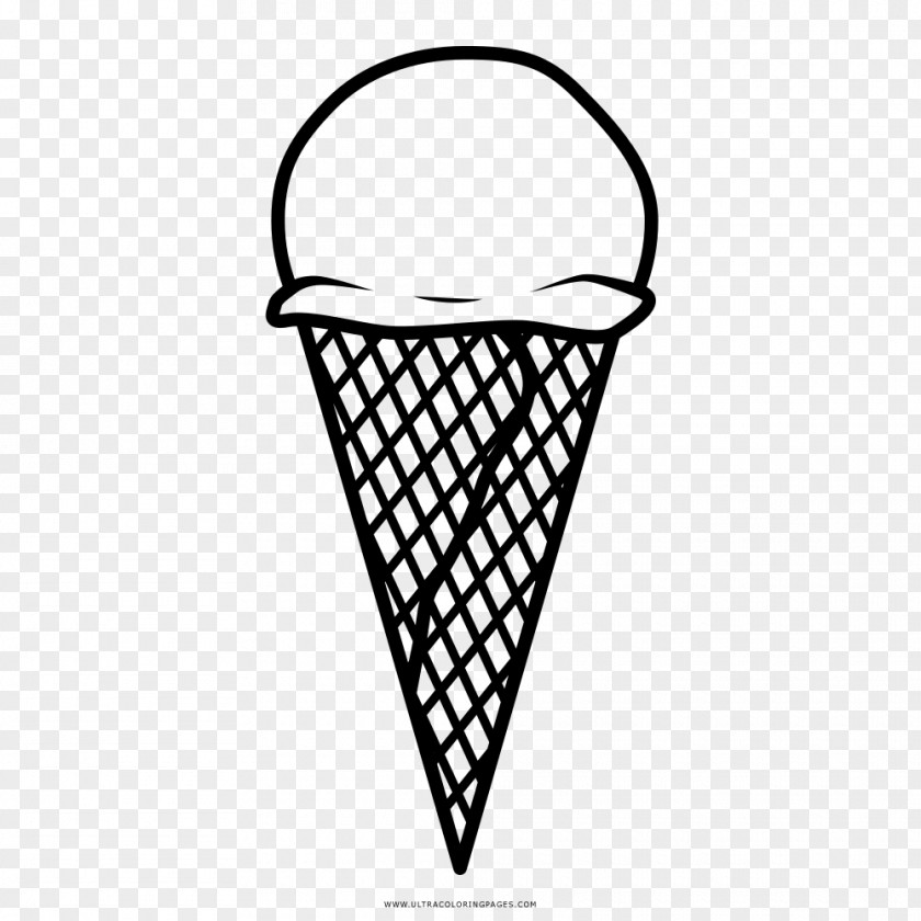 Ice Cream Cones Sorbet Drawing Waffle PNG