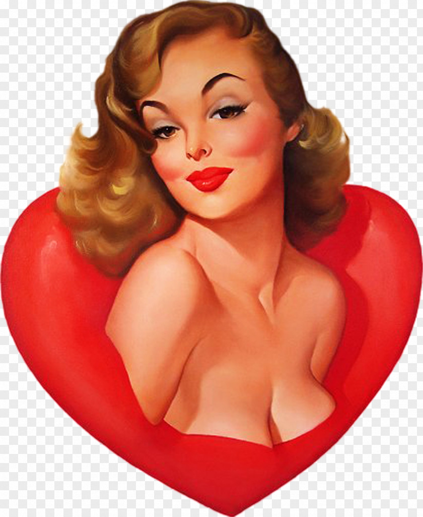 Pin-up Girl Valentine's Day Love DryLand PNG girl DryLand, pin up clipart PNG