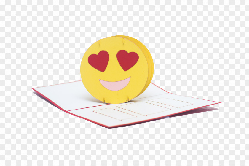 Pop-up Book Smiley Greeting & Note Cards Emoji Love PNG