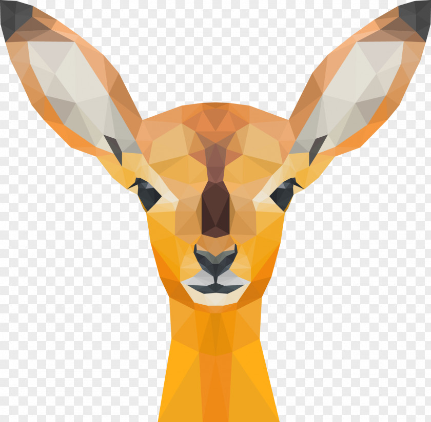 Deer Head Polygon Download Vecteur Icon PNG