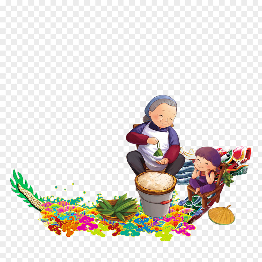 Dragon Boat Festival Material Zongzi U7aefu5348 Cartoon PNG