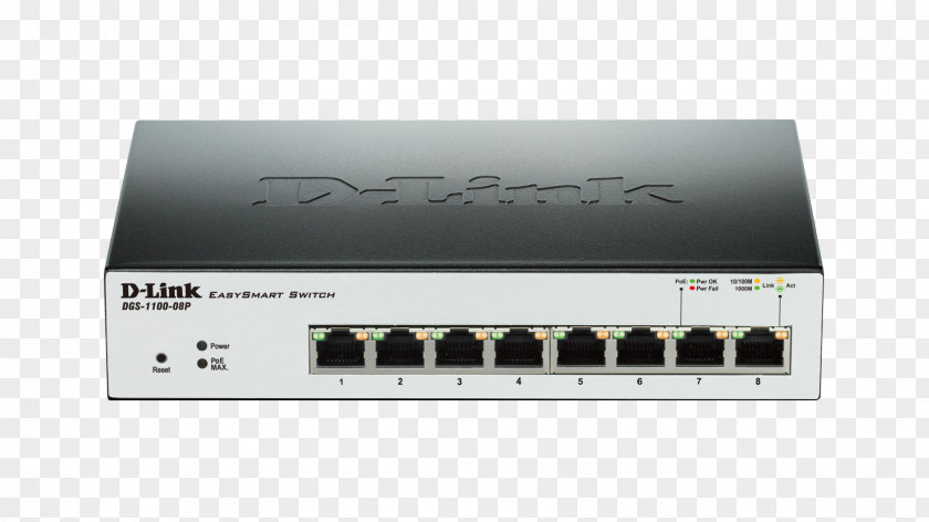 Switch Power Over Ethernet Network Gigabit Port D-Link PNG