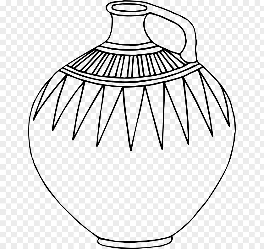 Vase Line Art Drawing Clip PNG