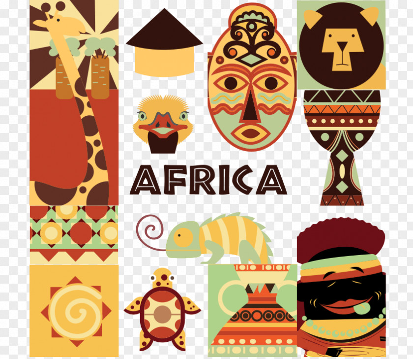 Africa Vector Material Icon PNG