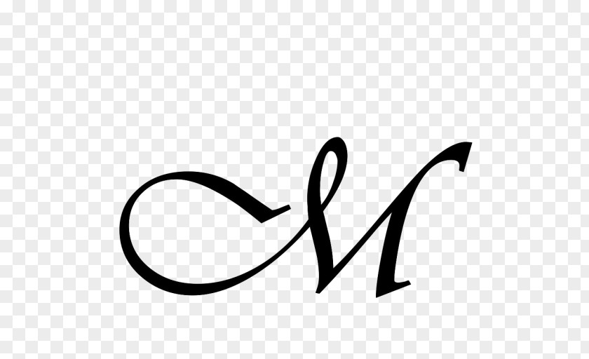 Calligraphy Cursive Letter Case Font PNG