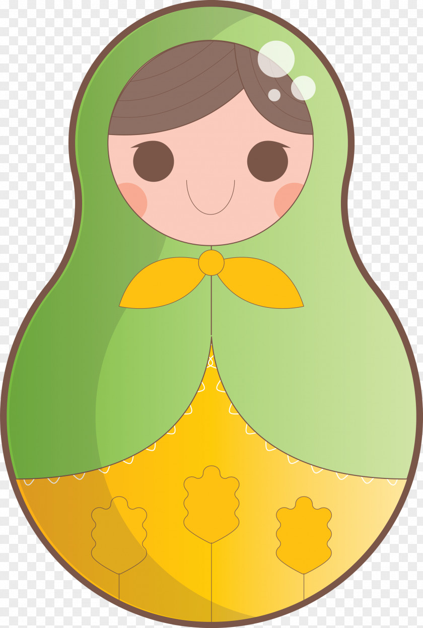 Colorful Russian Doll PNG