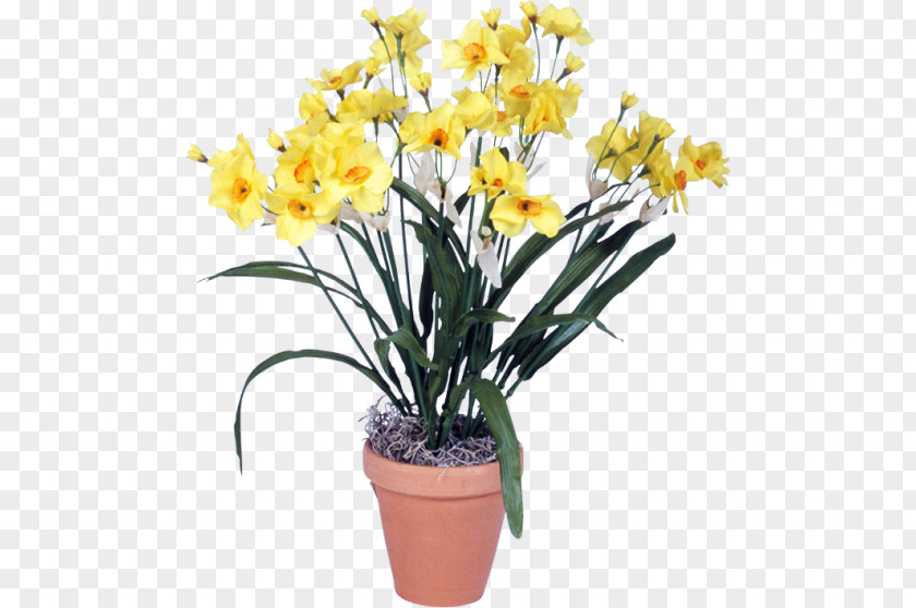 Flower Flowerpot Cattleya Orchids Cut Flowers Artificial PNG