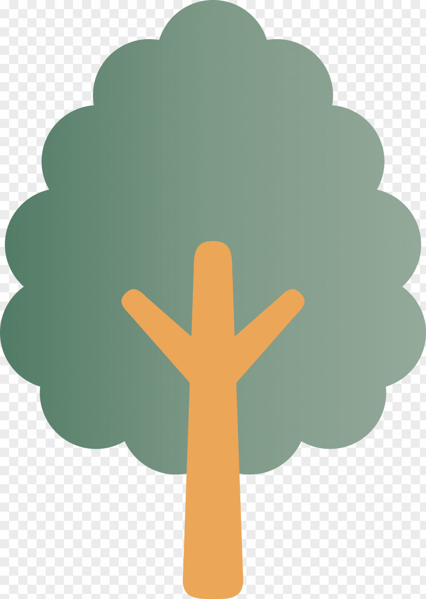 Green Symbol Religious Item Leaf Cross PNG