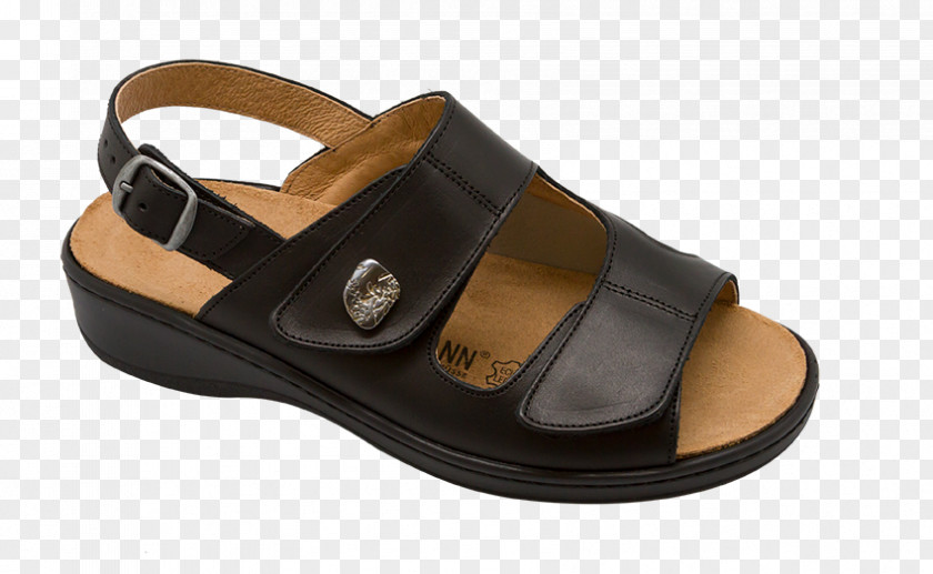 Sandal Slide Leather Shoe Walking PNG