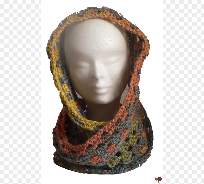 Scarf Crochet Snood Chullo Wool PNG
