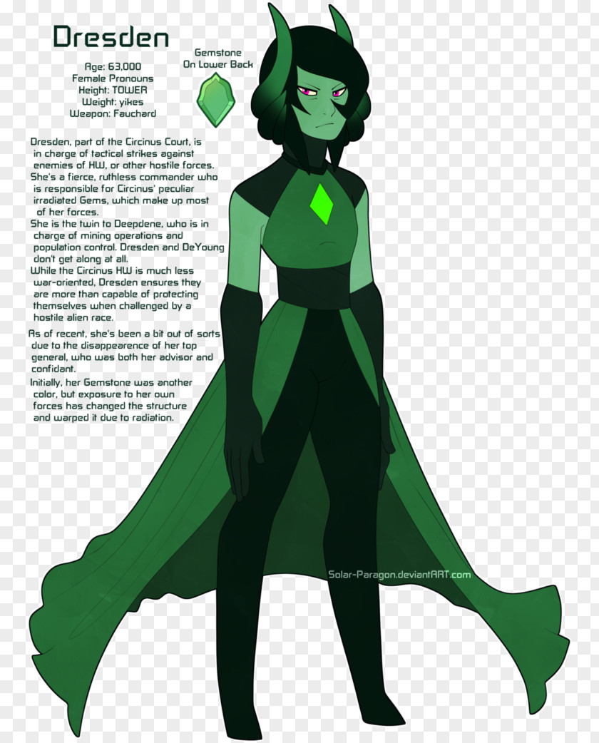 Dresden Green Diamond Costume Design Superhero Animated Cartoon PNG