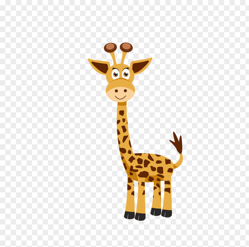 Giraffe Cartoon Euclidean Vector PNG