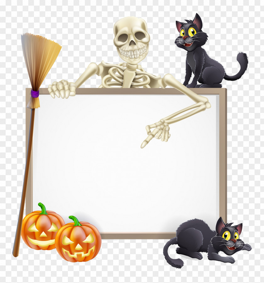 White Bones Refers To The Box Halloween Royalty-free Illustration PNG