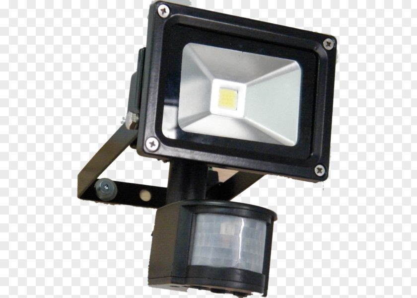 10w Led Floodlight Light-emitting Diode Motion Sensors Lighting PNG
